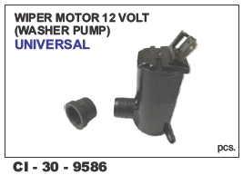 Wiper Motor - 12 Volt Universal Pump | Durable Design, Vehicle Type: 4 Wheeler, Warranty Included