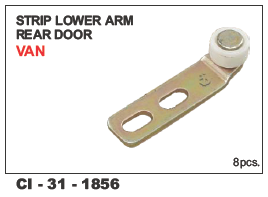 Strip Lower Arm Rear Door Van - Durable Composite Material, 4-Wheeler Vehicle Type | Warranty Included for Enhanced Reliability