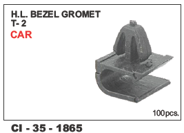 HL Bezel Gromet T-2 Car - Durable Design for 4 Wheeler Vehicles | Includes Warranty for Quality Assurance