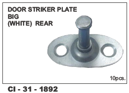 Door Striker Plate Big Rear - Durable Steel, Designed for 4-Wheeler Vehicle Type | Includes Warranty for Reliability and Quality Assurance