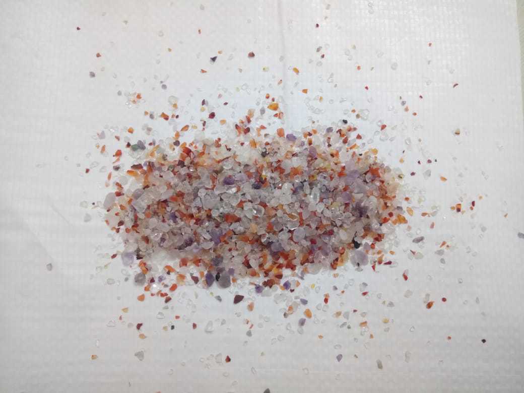 Amethyst Quartz Polished Chips - Sizes 1mm To 60mm, Purple Color | Machine Polished, Bulk Supply For Home Decor, Art & Collectibles