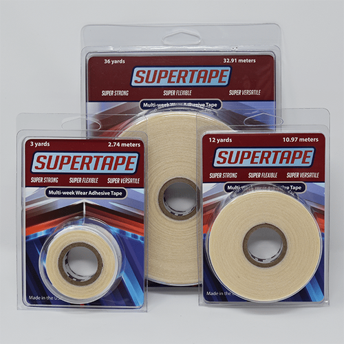 Super Tape - Clear, Odorless Acrylic Adhesive | Strong Initial Tack, Stretchy Design for Versatile Applications, Ideal for All Hair Types