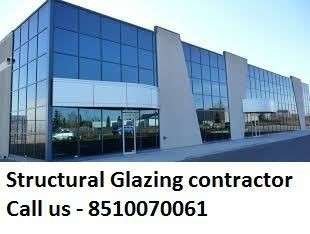 Building Elevation Facade Reflective & Color Aluminium Structure Glazing