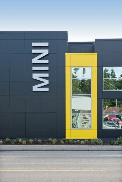 Building Elevation Composite Aluminium Work