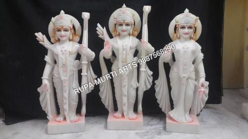 Indian Stone Ram Darbar Marble Statue