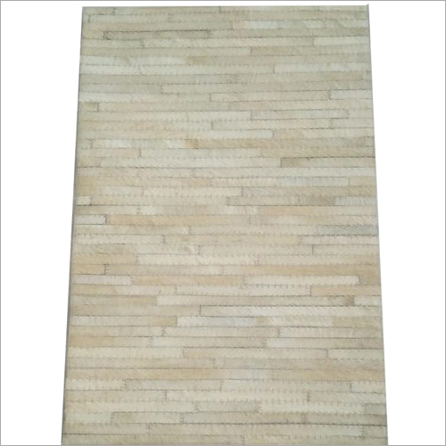 Beige Leather Rugs
