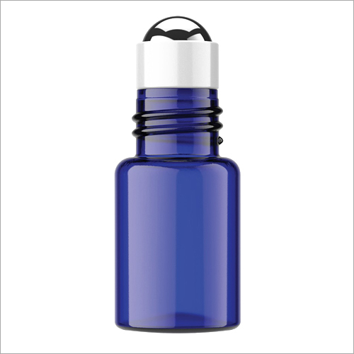 Hair Oil - Glass Material, 10ml Capacity, 2.5cm Diameter, 7cm Height, Blue Color | Non-Greasy, Anti-Frizz, Heat Protection, Shine Boost, Hydration, Scalp Health
