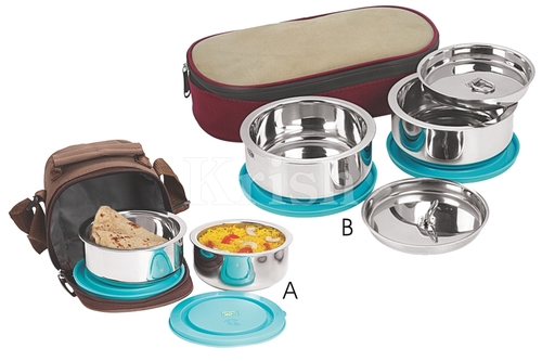 आवश्यकता के अनुसार ट्विन टिफ़नी लंच पैक - जूनियर और सीनियर