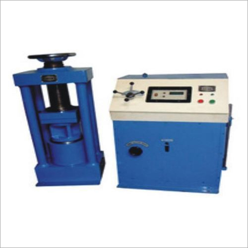 Cube Testing Machine - Metal, Manual Operation | Designed for Commercial and Industrial Requirements