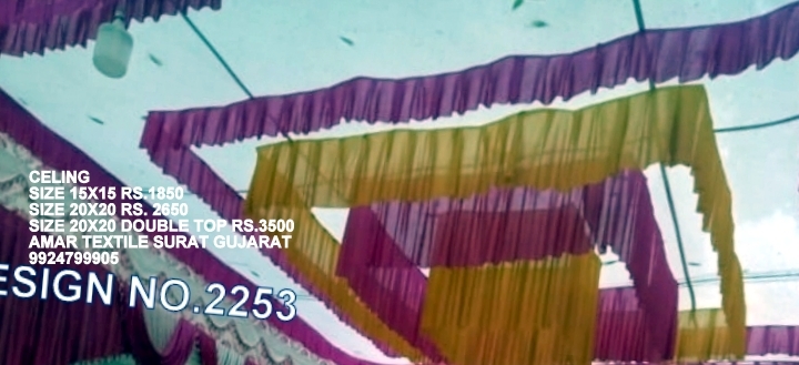 15x15 Mandap Samiyana Designs - Color: All
