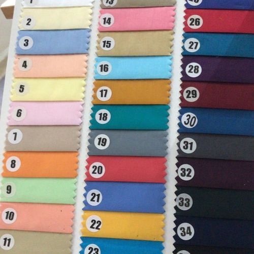 विभिन्न रंगों में उपलब्ध 60S साटन