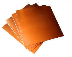 Goldenish Brown Copper Sheet