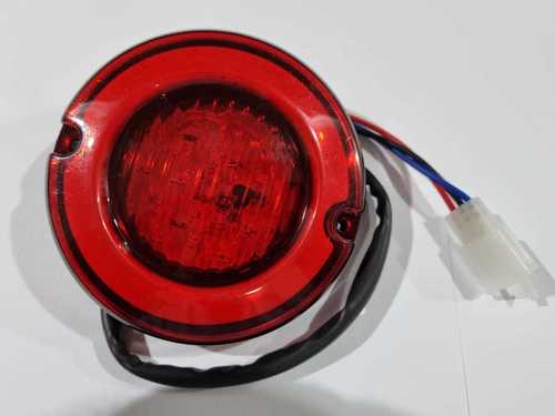 Red Tail Round E Rickshaw Light With Drl