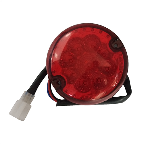 9 LED Tail Round Light (Red) - Long Service Life, Commercial Use | Bright Red Lighting Ideal for Various Applications