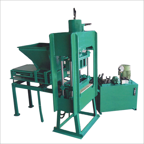 Green Semi Automatic Brick Making  Machine