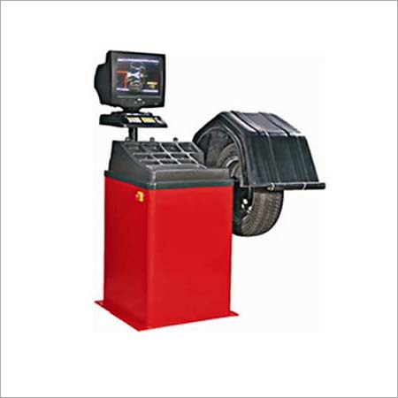 Video Graphic Wheel Balancer - Stainless Steel, Rim Diameter 12 to 24 Inch | Automatic Functions, Self-Calibration, LCD Display, Power Brake, Plastic Weight Tray