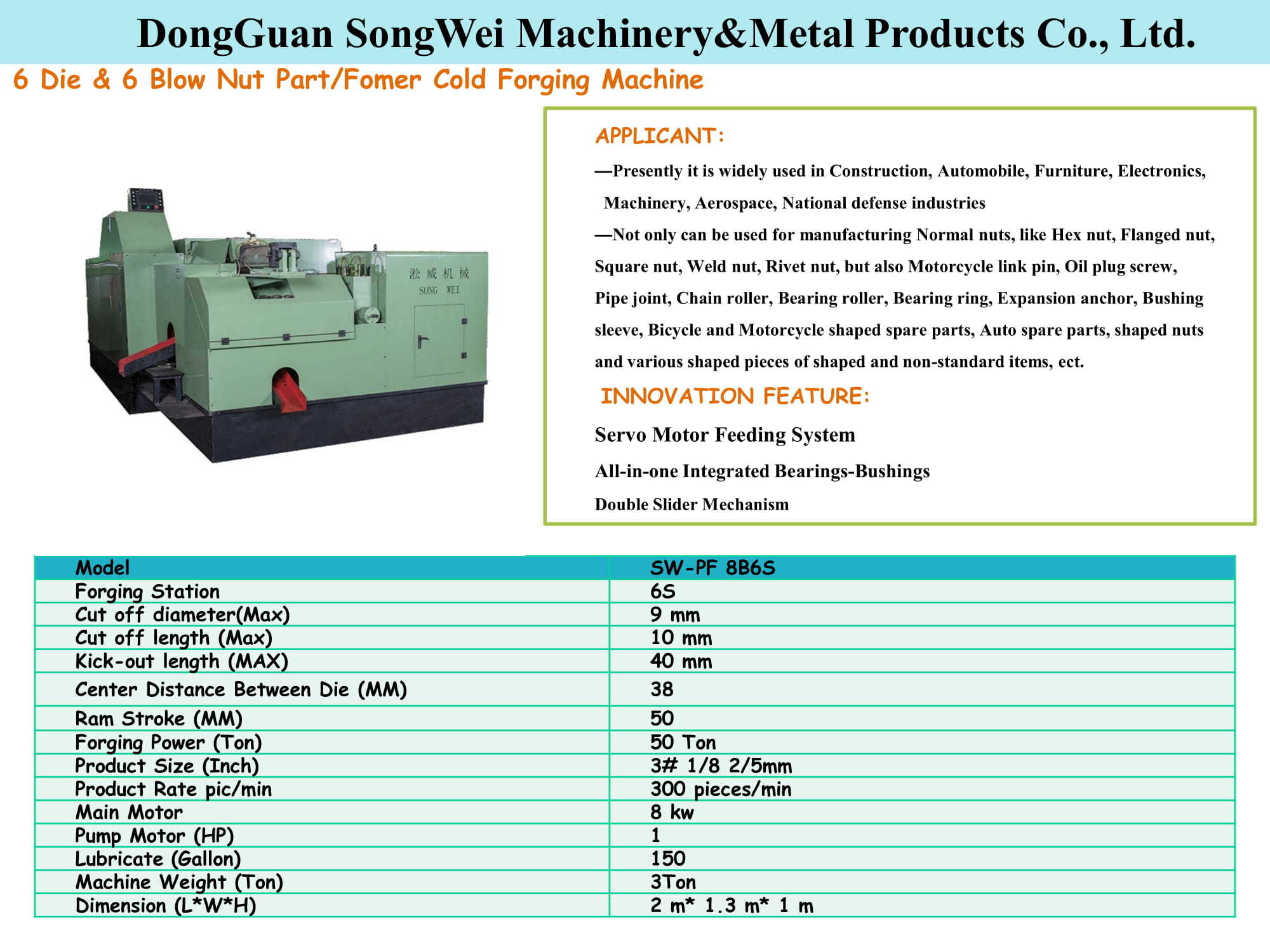 Cold Forging Machine 8b6s