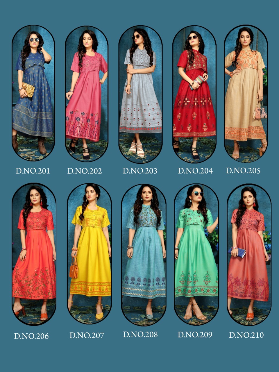 Dry Cleaning Foil Print Kurti