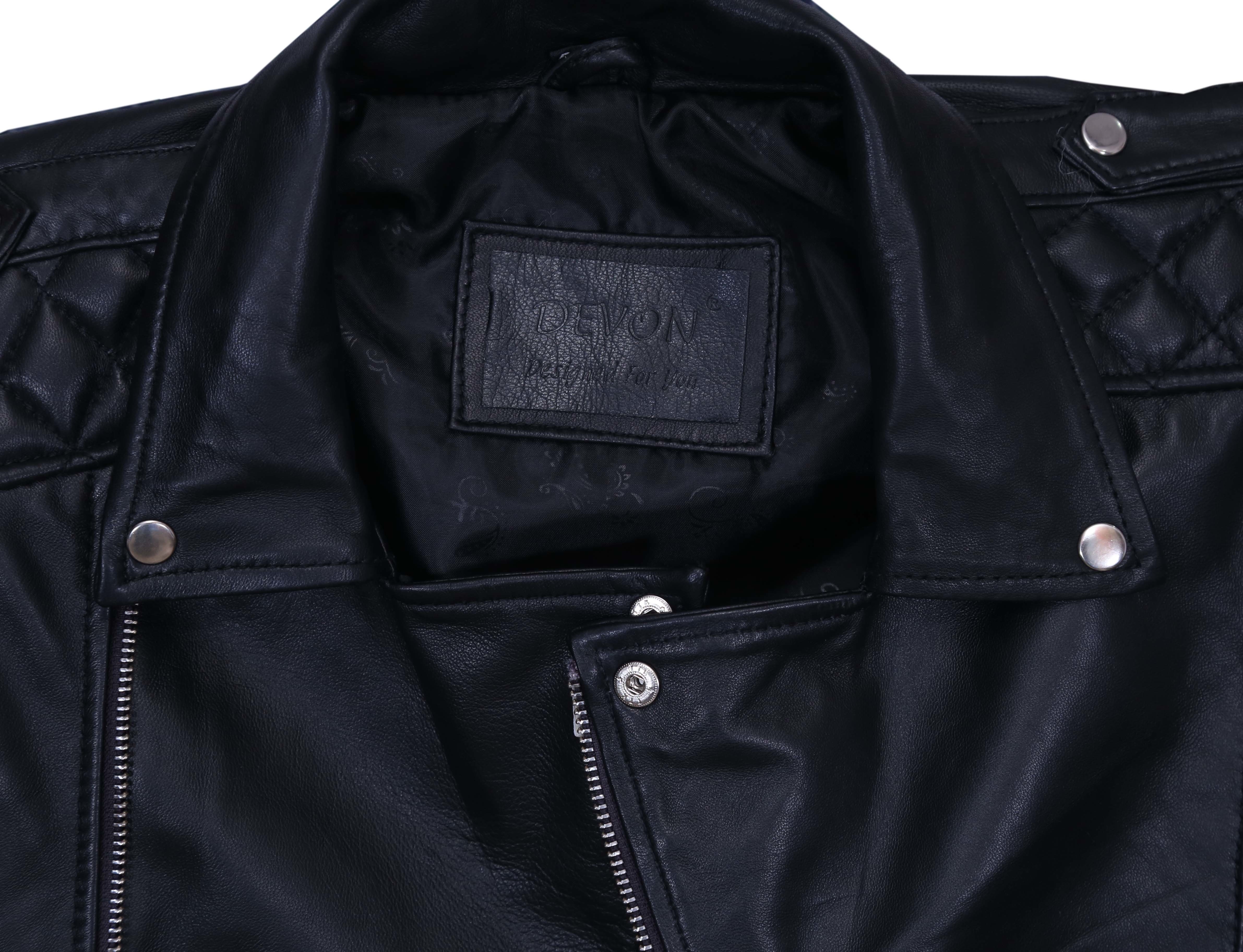 Winter Men Black Leather Jacket