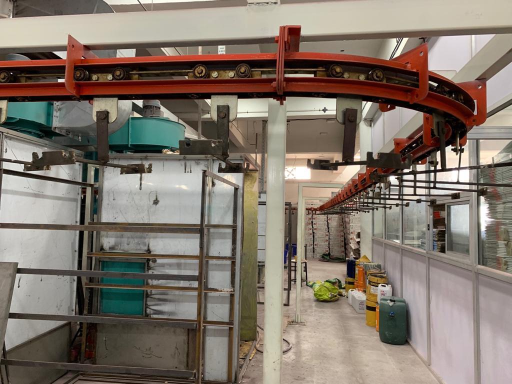 Overhead Conveyor - Mild Steel, Customized Size And Color, 100-1000 Kg Load Capacity | Robust Design, High-performance Efficiency, Versatile For Auto And Food Industries