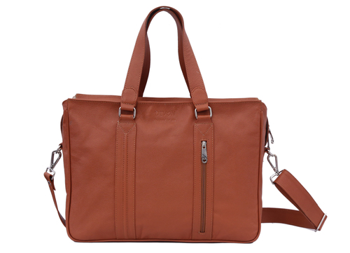 Brown Men Laptop Bag