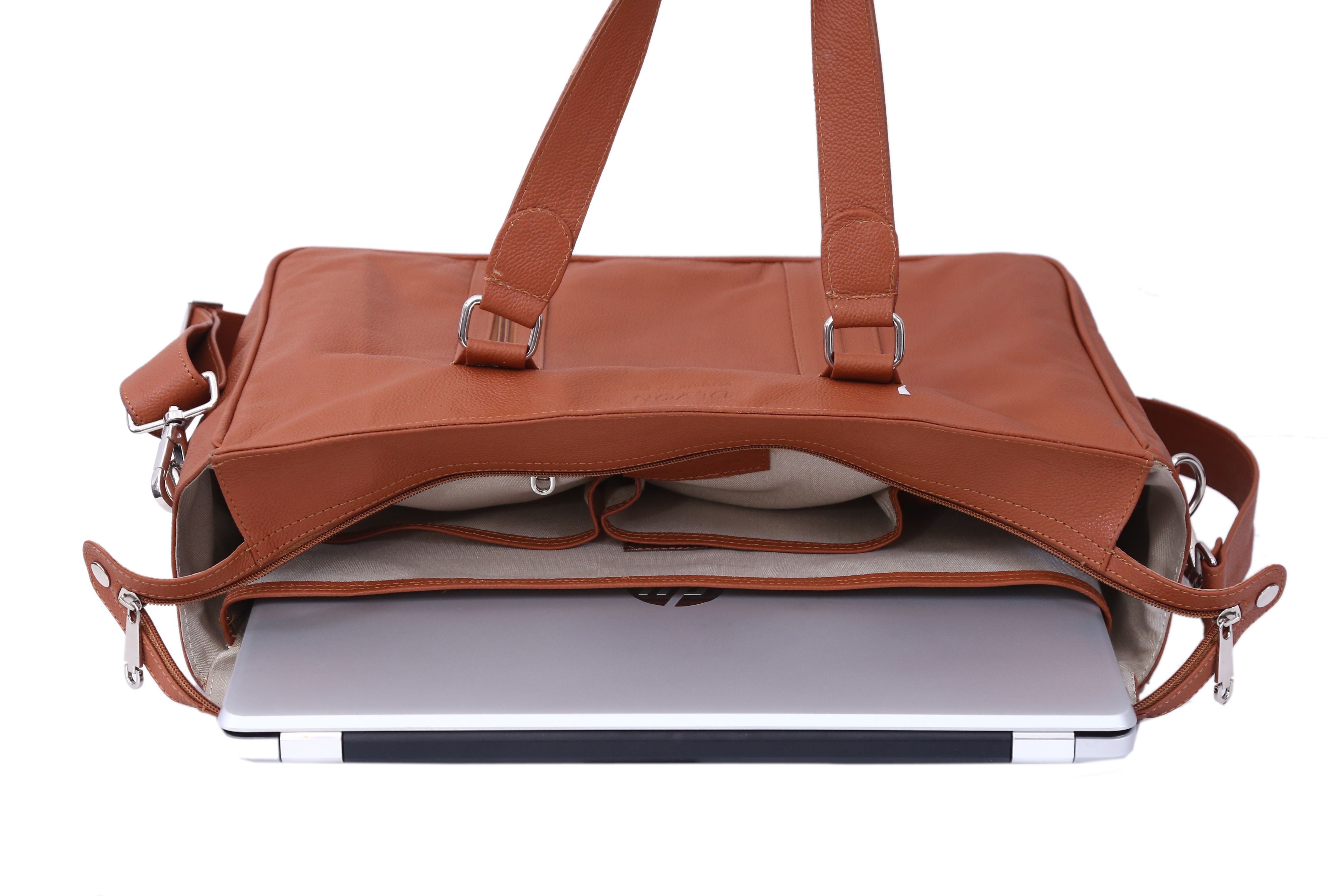 Brown Men Laptop Bag