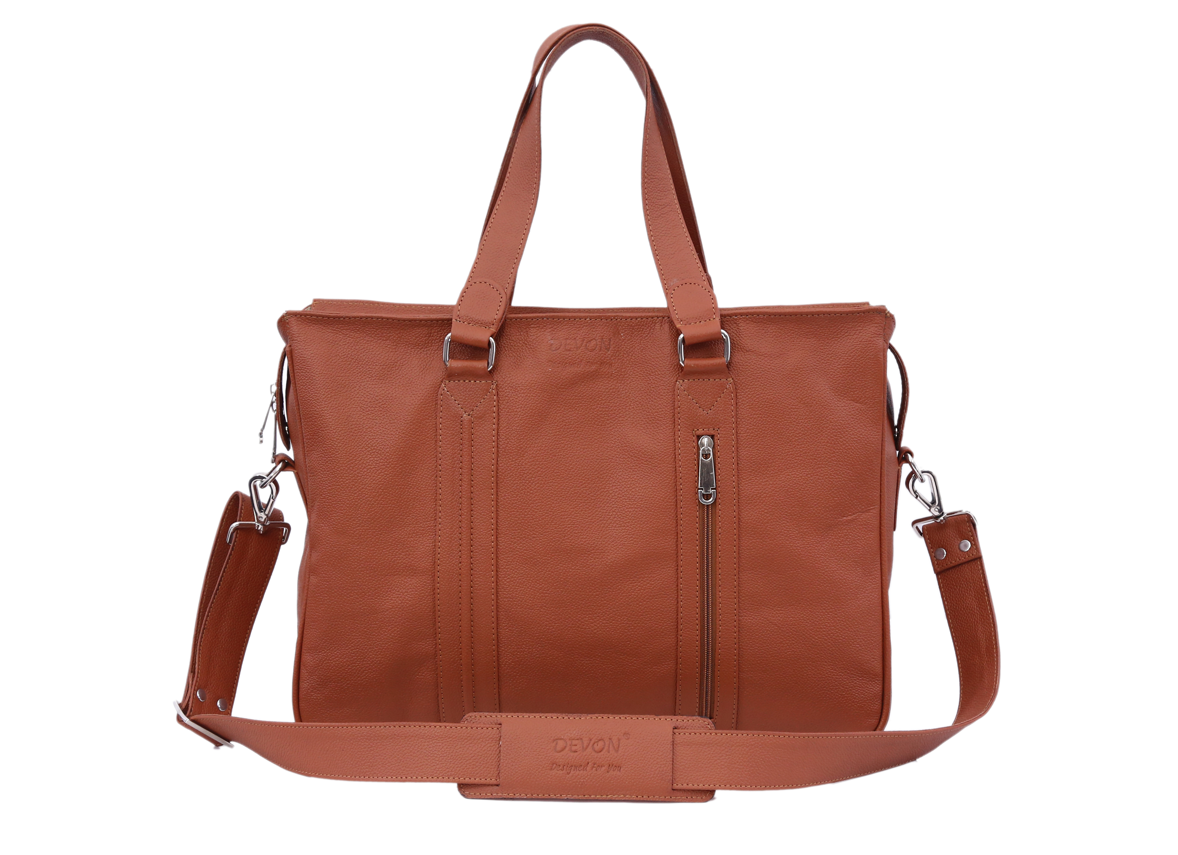 Brown Men Laptop Bag