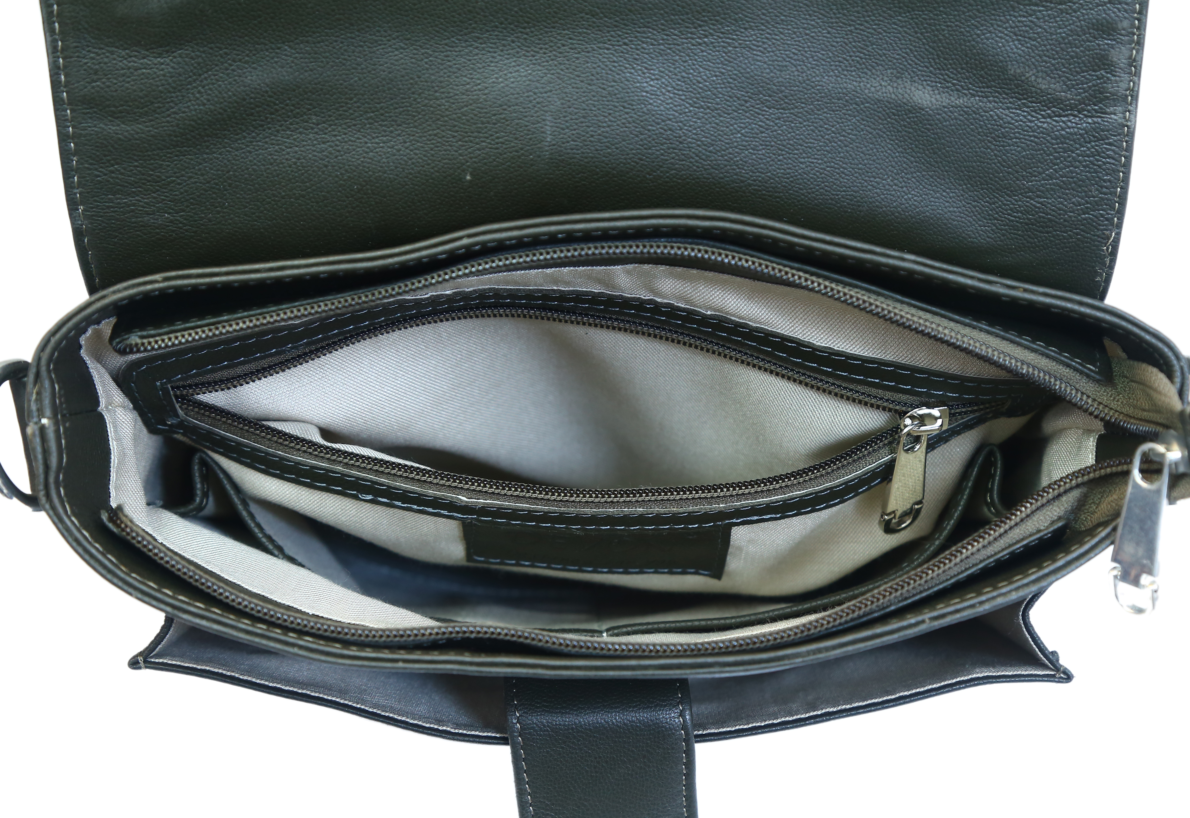 Black Leather Laptop Bag Gender: Men