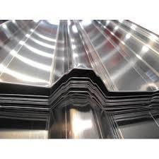 Silver Aluminium Troughed Sheet