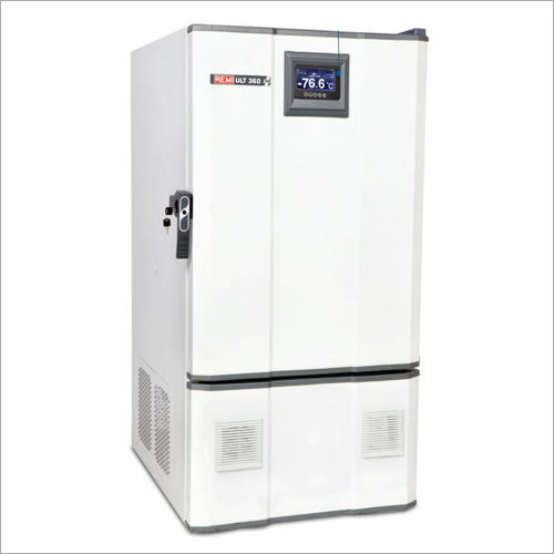 Ultra Low Vaccine Deep Freezer - 185 Liters Capacity, -50 to -86°C Temperature Range, Vertical Swing Door Design, Rigid Wooden Packing, 3 Trays Included