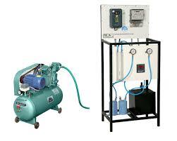 Air Compressor Test Rig - Multi-Stage Capability, 6 Channel Digital Temperature Indicator, Energy Meter, U Tube Manometer | Laboratory Efficiency Study Tool