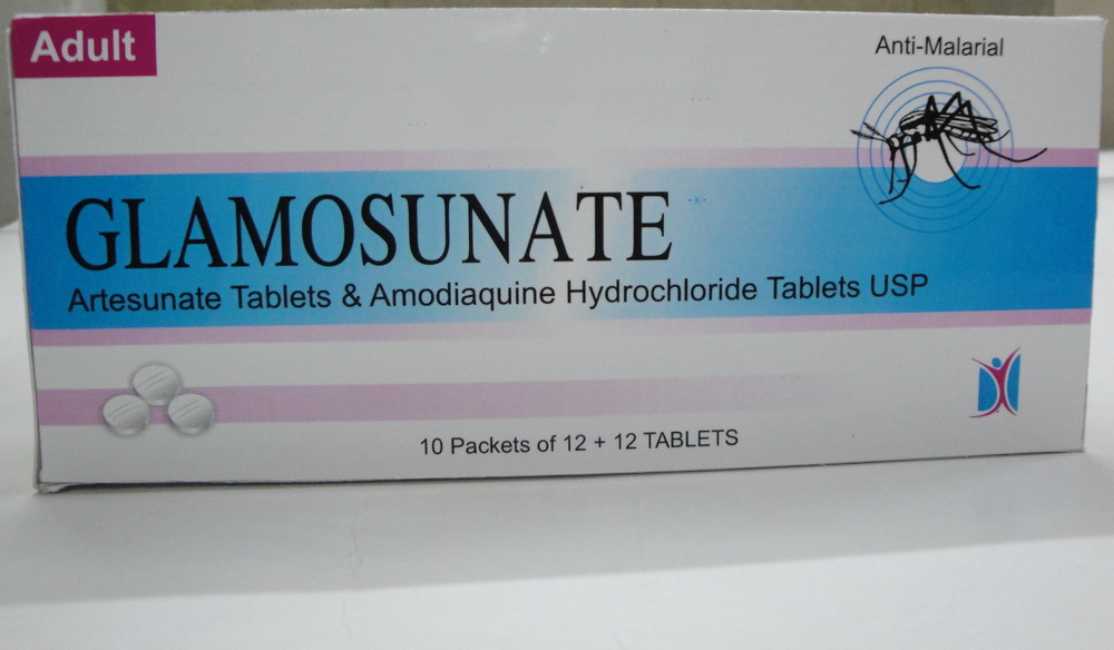 Artesunate Tablets+ Amodiaquine Hydrochloride Tablets Usp