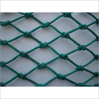 Braided Safety Net - Square Hole Shape, Ethically Made With Strong Materials | Ideal For Safety Applications, Robust Design For Cargo Securement