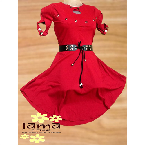 Girls Fancy Tunic Dress Bust Size: 36 Inch (In)