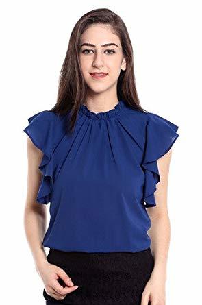 Girls Cotton Top - 3/4 Sleeves, Round Neck In Solid White | Best Quality Stitching And Finishing, Regular Fit For Casual Wear
