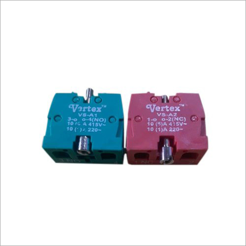 Vertex Push Button Element - PVC, 3 Phase, Rated Voltage 220-240 Volt, Reliable Digital & Manual Operation, Robust & Lightweight Design