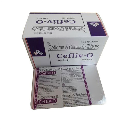 Cefixime And Ofloxacin Tablets Generic Drugs
