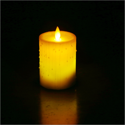 ड्रिपिंग सिलिंडर एलईडी मोमबत्ती