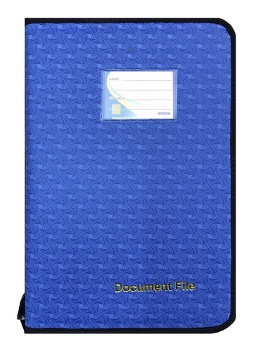 Printed Document Folder - Rexine Material, 10.25 x 15 Inches | Durable, Premium Quality, Customizable Flaps