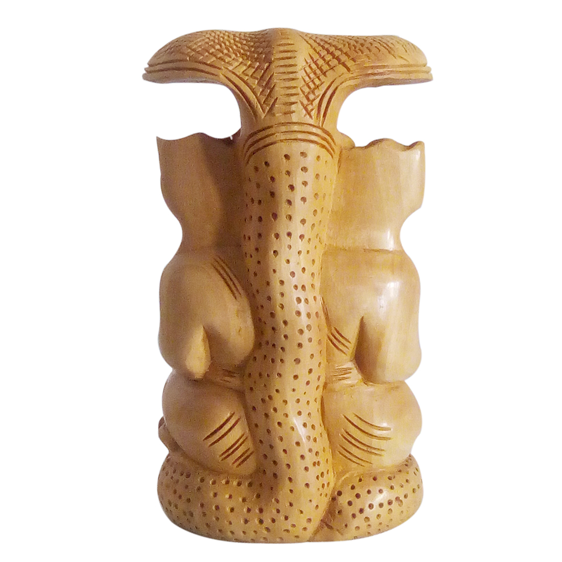 Wood Wooden Ganesh Idol
