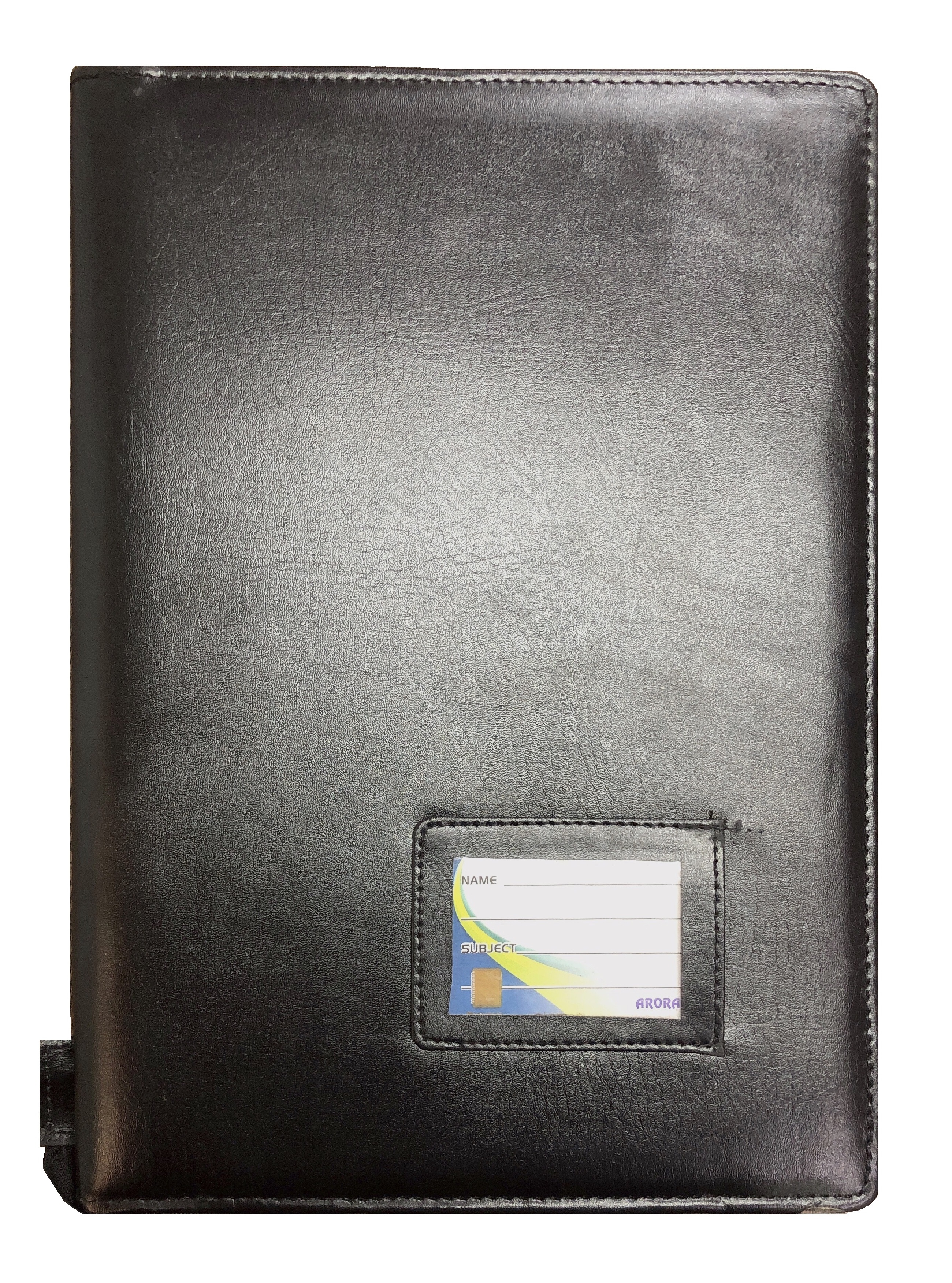Leather Conference Folder - Rexine Material, 11.25x16 Inches | Durable Design, Customizable Flaps, Premium Quality
