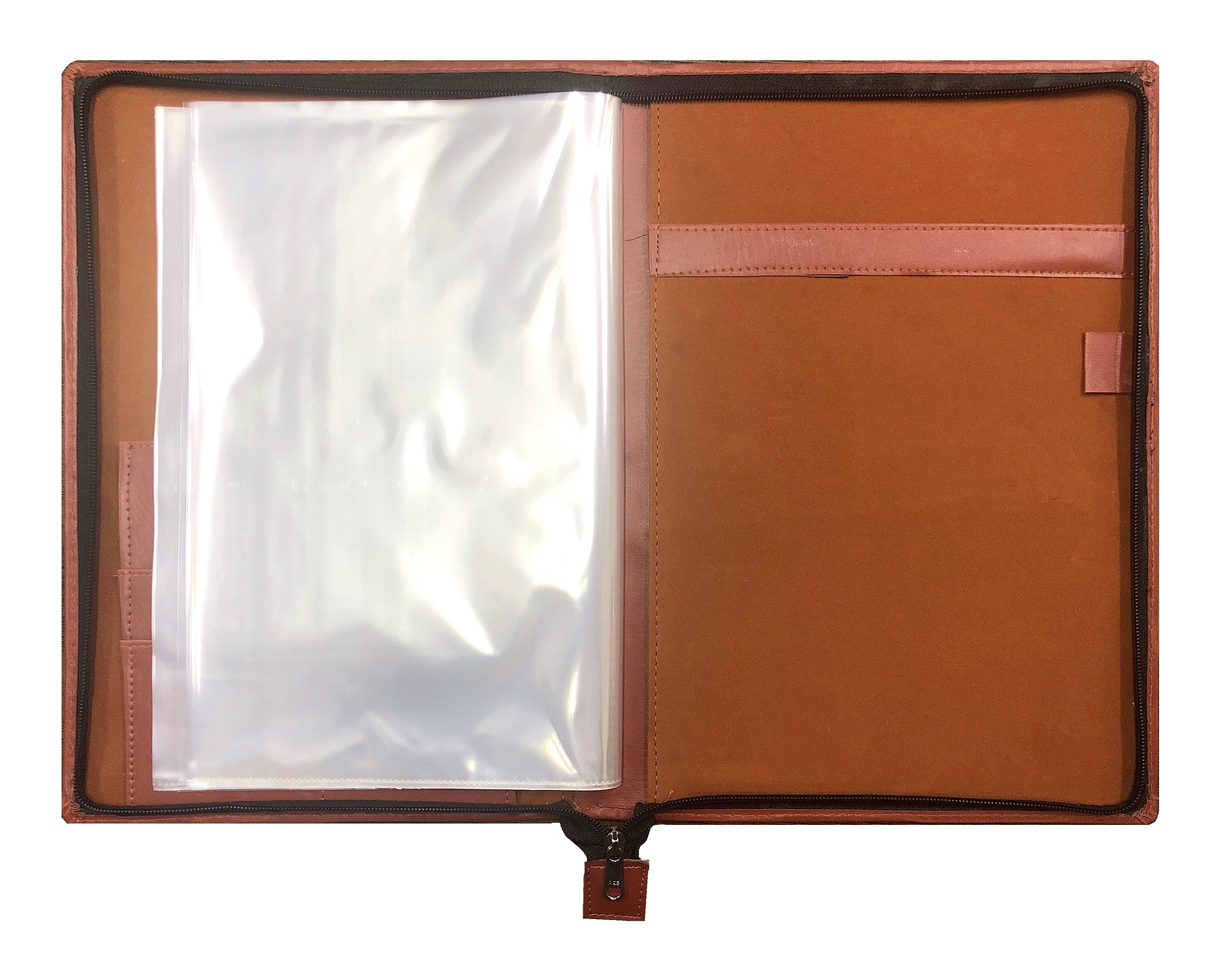 Leather Conference Folder - Rexine Material, 11.25x16 Inches | Durable Design, Customizable Flaps, Premium Quality