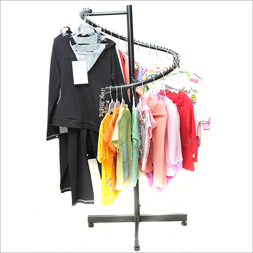 Easy To Install Spiral Type Garment Display Stand