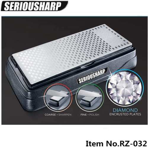 डबल साइडेड डायमंड शार्पनिंग स्टोन (400/600 ग्रिट)