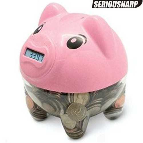 Digital Coin Counting Piggy Bank
