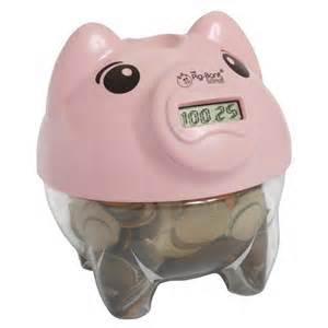 Digital Coin Counting Piggy Bank