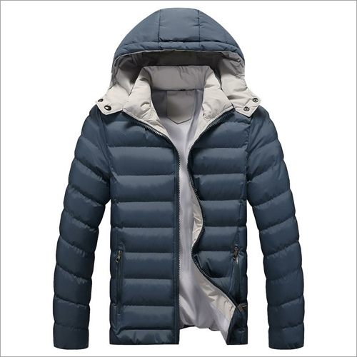 Available In All Color Mens Puffer Hooded Jacket