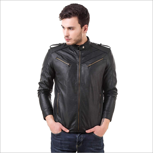 Available In All Color Mens Black Jacket