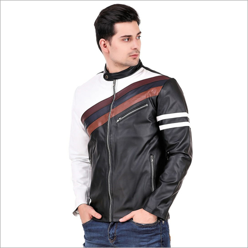 Mens Fancy Jacket - Synthetic Leather, Plus Size, Available In All Colors | Full Sleeves, Washable, Double Pockets, Winter Wear