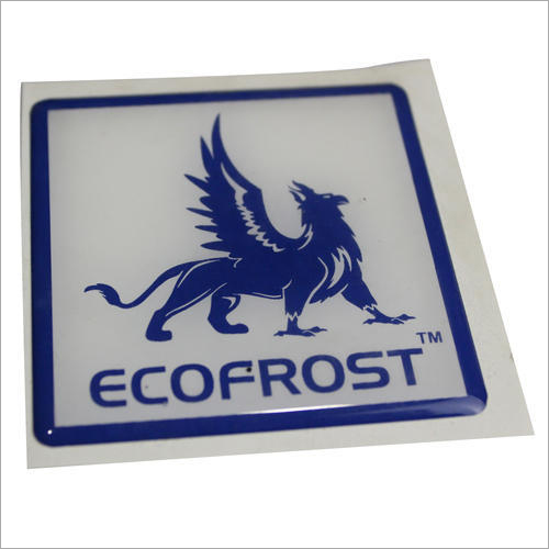 Pu Dome Sticker - Color: White